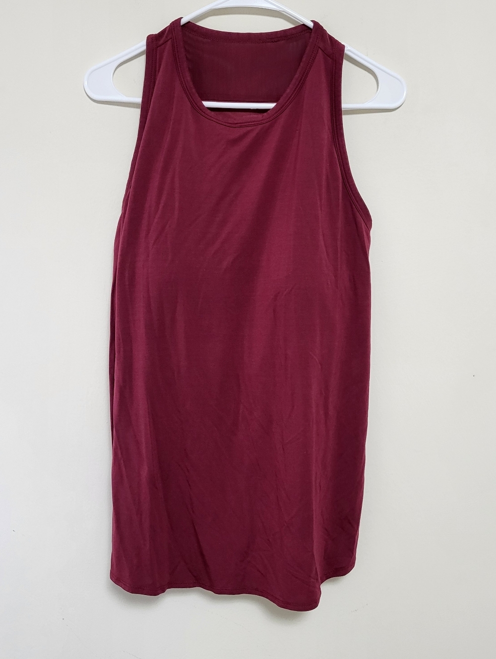 SheBird Red Tank Top Size 7 / XL Women Built In Bra Athleisure